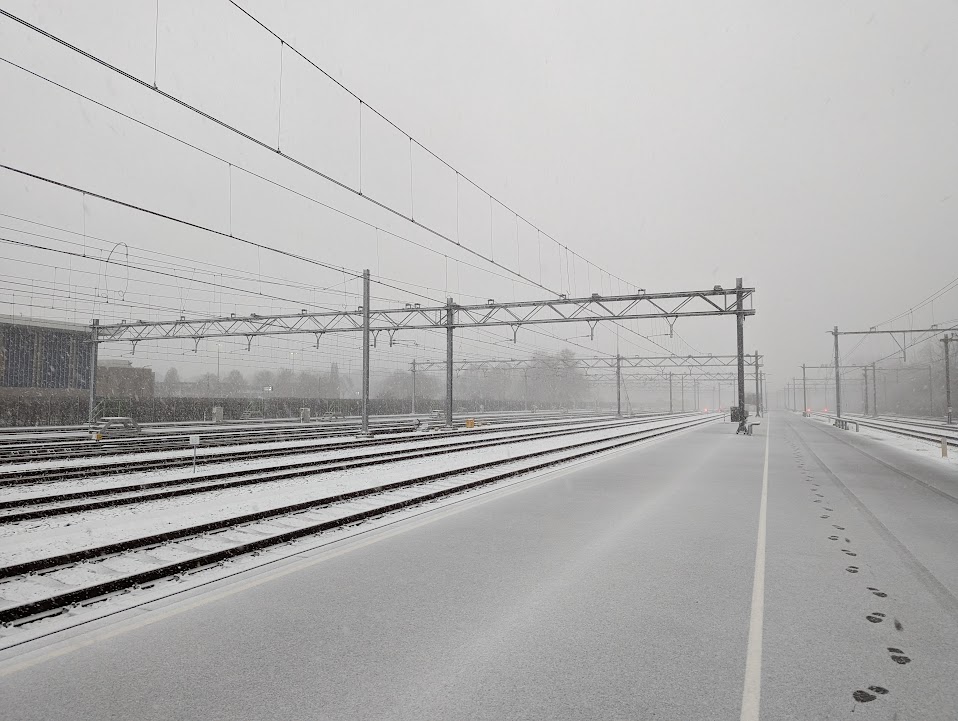 Foto RGS in sneeuw